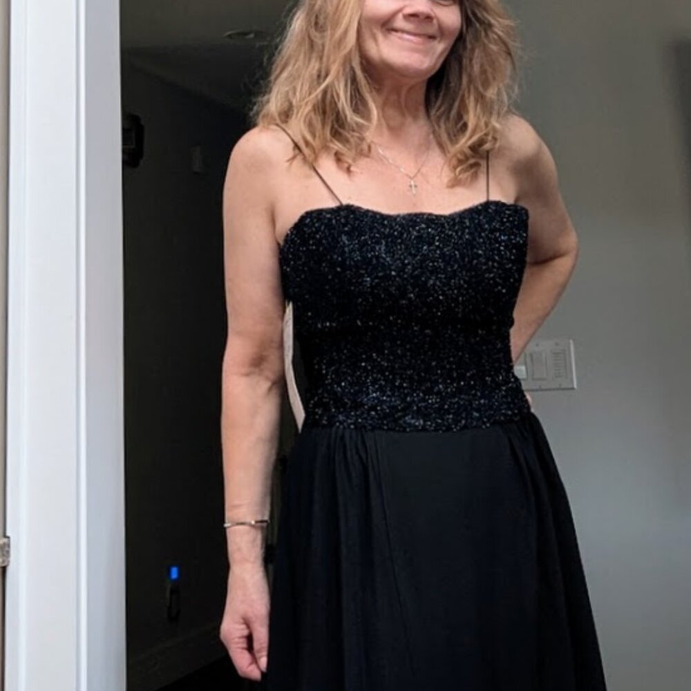 Dusk Black Sparkle Top Dress NEW w TAGS NWT    Dress  size 6